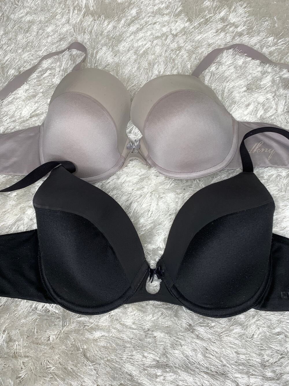 DKNY Underwire Lined T Shirt Bra x 2 Lot of Two Size 34C